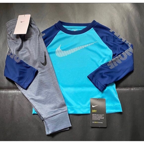 NWT Nike Jogger & Long Sleeve Tee Set Boys Size 2T